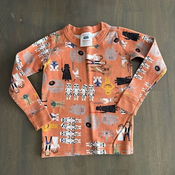 Hanna Andersson size 4 Star Wars Long John Pajamas - Picture 2 of 9